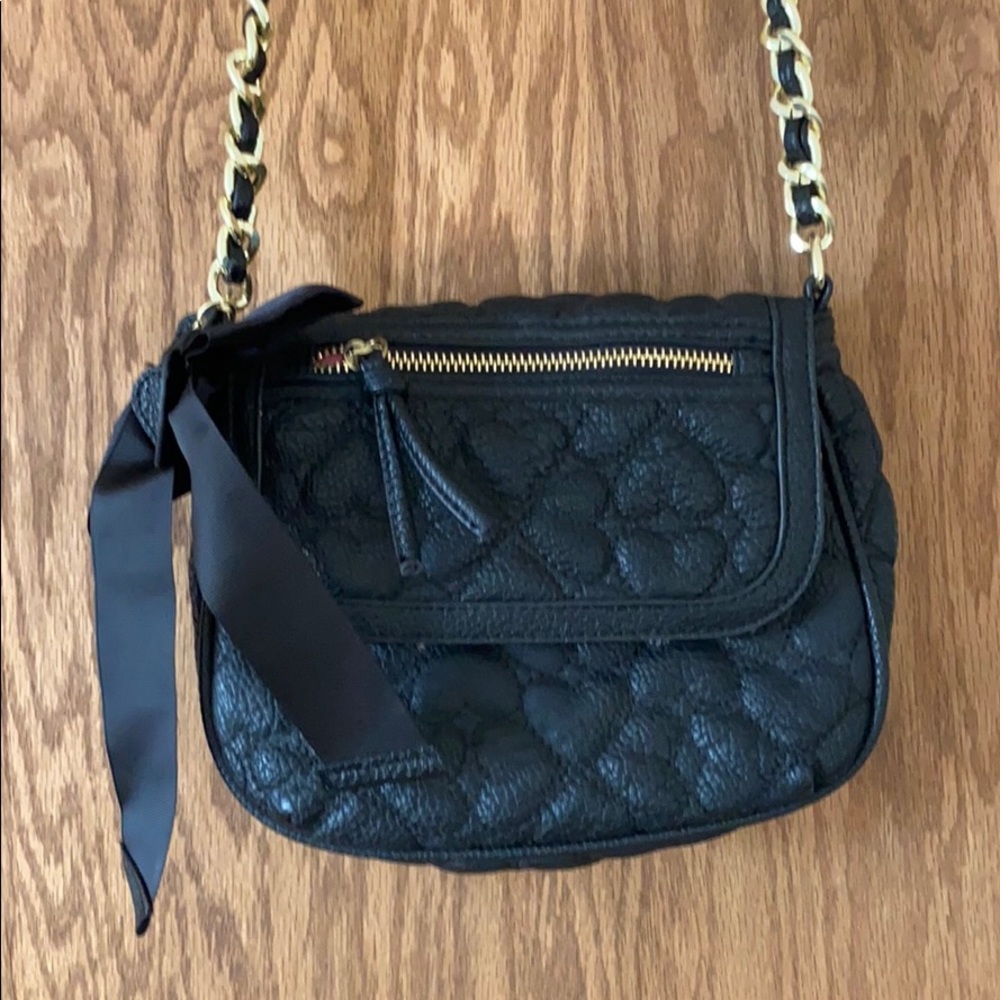 Black Betsey Johnson purse